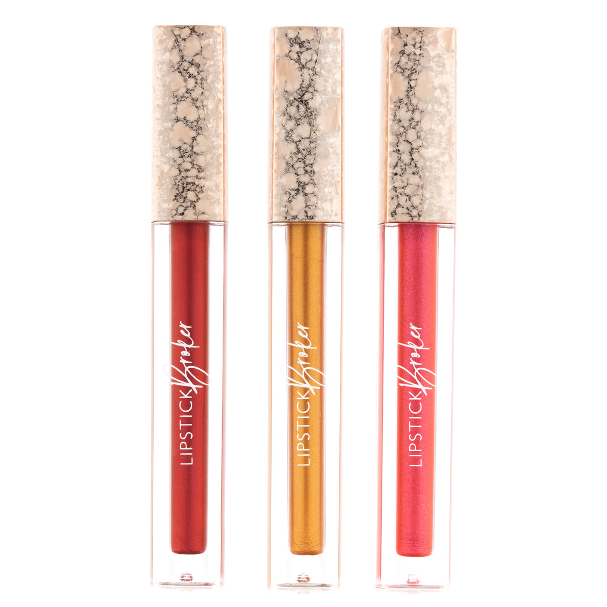 Metallic Lip Gloss Matte Trio