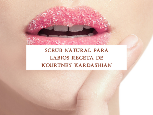 Scrub Natural para labios receta de Kourtney Kardashian